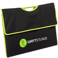 WATTSTUNDE® 100W SolarBuddy Solartasche WS100SB direkt mit USB Anschluss