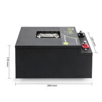 WATTSTUNDE® Lithium 150Ah LiFePO4 Untersitz Batterie LIX150-US